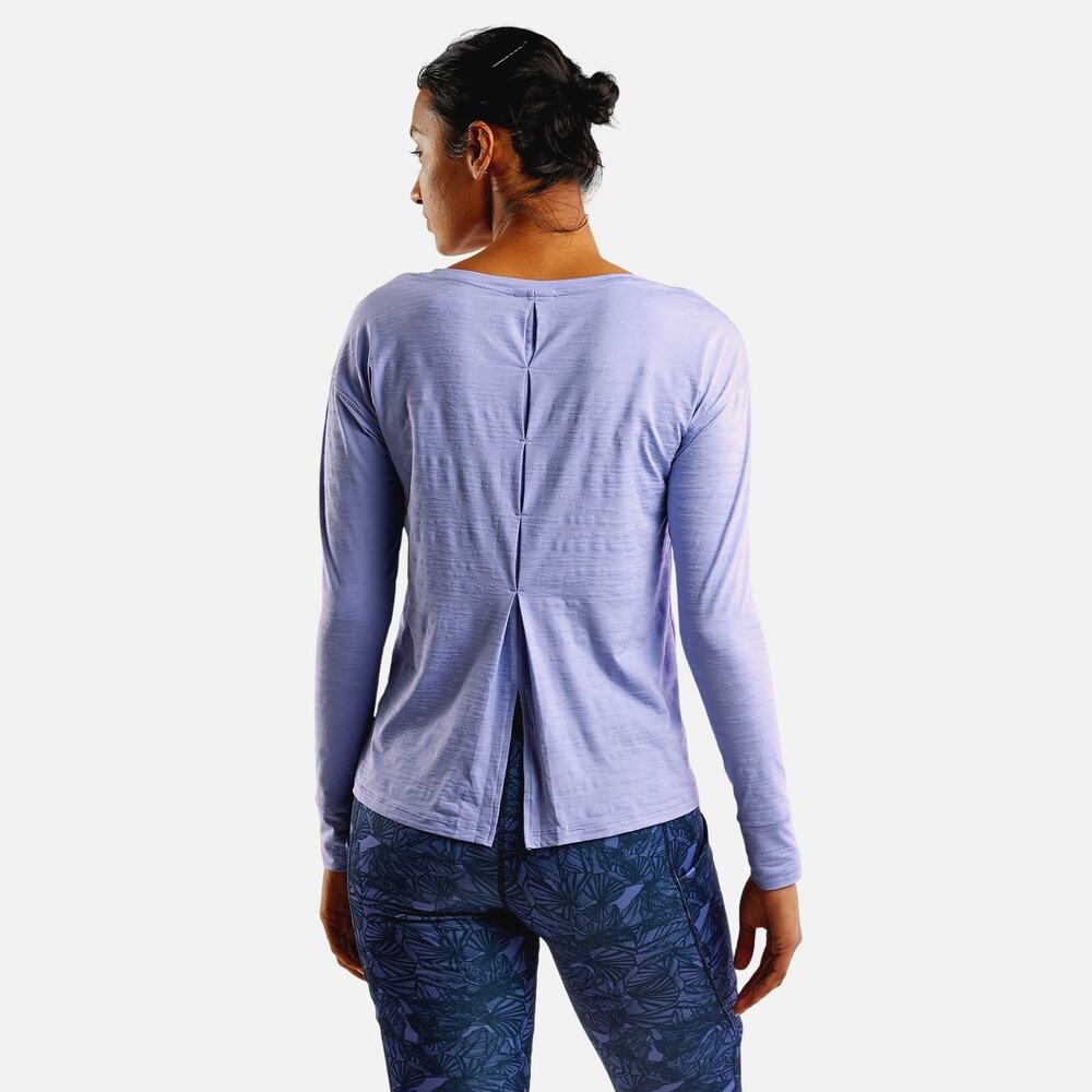 Title Nine Phoenix Pleat Back Long Sleeve Top, S